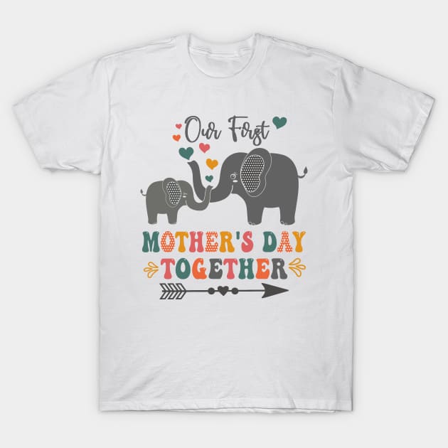 Our First Mother's Day Shirt, Mothers Day Matching T-Shirt by BuzzTeeStore